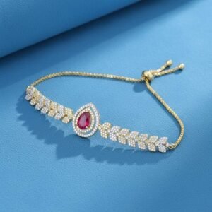 440062 Adjustable Bracelet With 2 Tone Plating