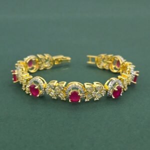 442766 Openable Bracelet With 2 Tone Plating