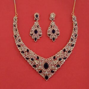 443525 Classic Necklace With 2 Tone Plating