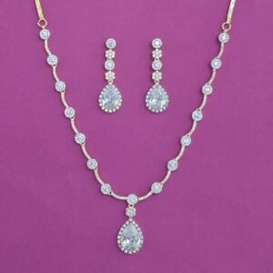 444046 American Diamond Classic Necklace