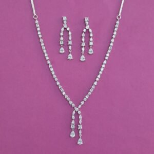 444373 American Diamond Classic Necklace
